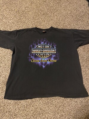 90s ハーレーダビッドソン Chrome Sweet Chrome Tシャツ