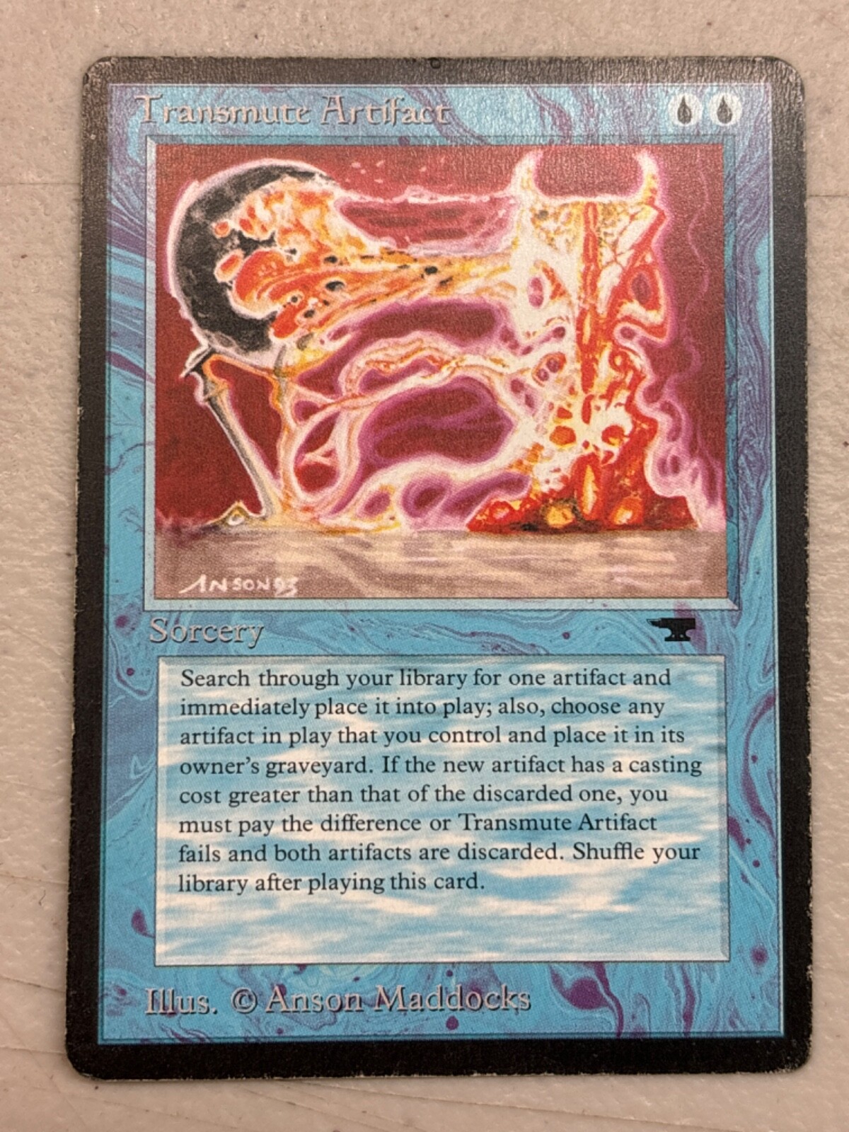 MTG Antiquities TRANSMUTE ARTIFACT MP (BIN0761) Graded Power