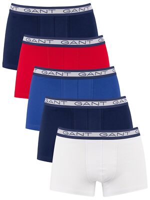 

Набор из 5 мужских плавок GANT Basic, разноцветный, Multicoloured, 902035553-105