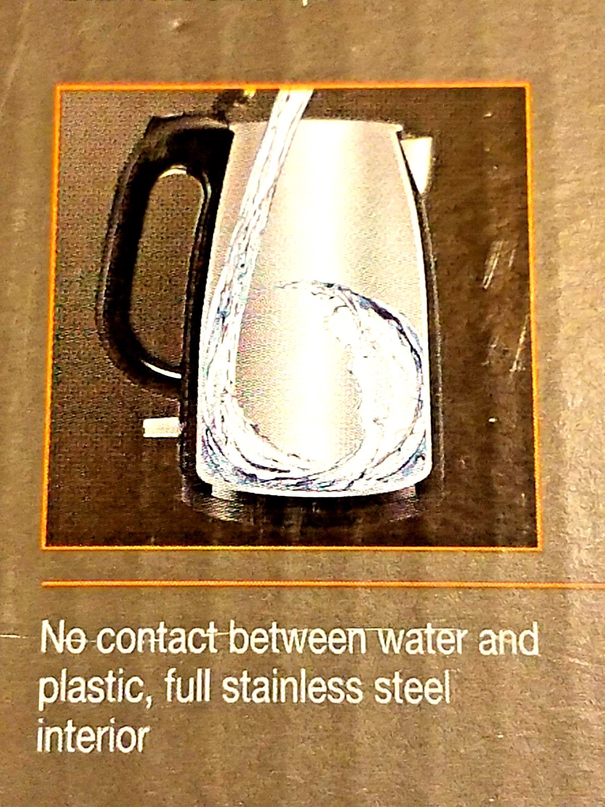 Krups Electric Kettle Tea Coffee Premium Stainless Steel Cool Touch  New