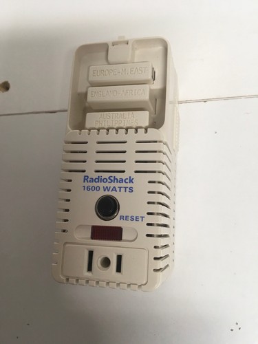 Radio Shack 1600-Watt Foreign Travel Voltage Converter Adapter 273-1413