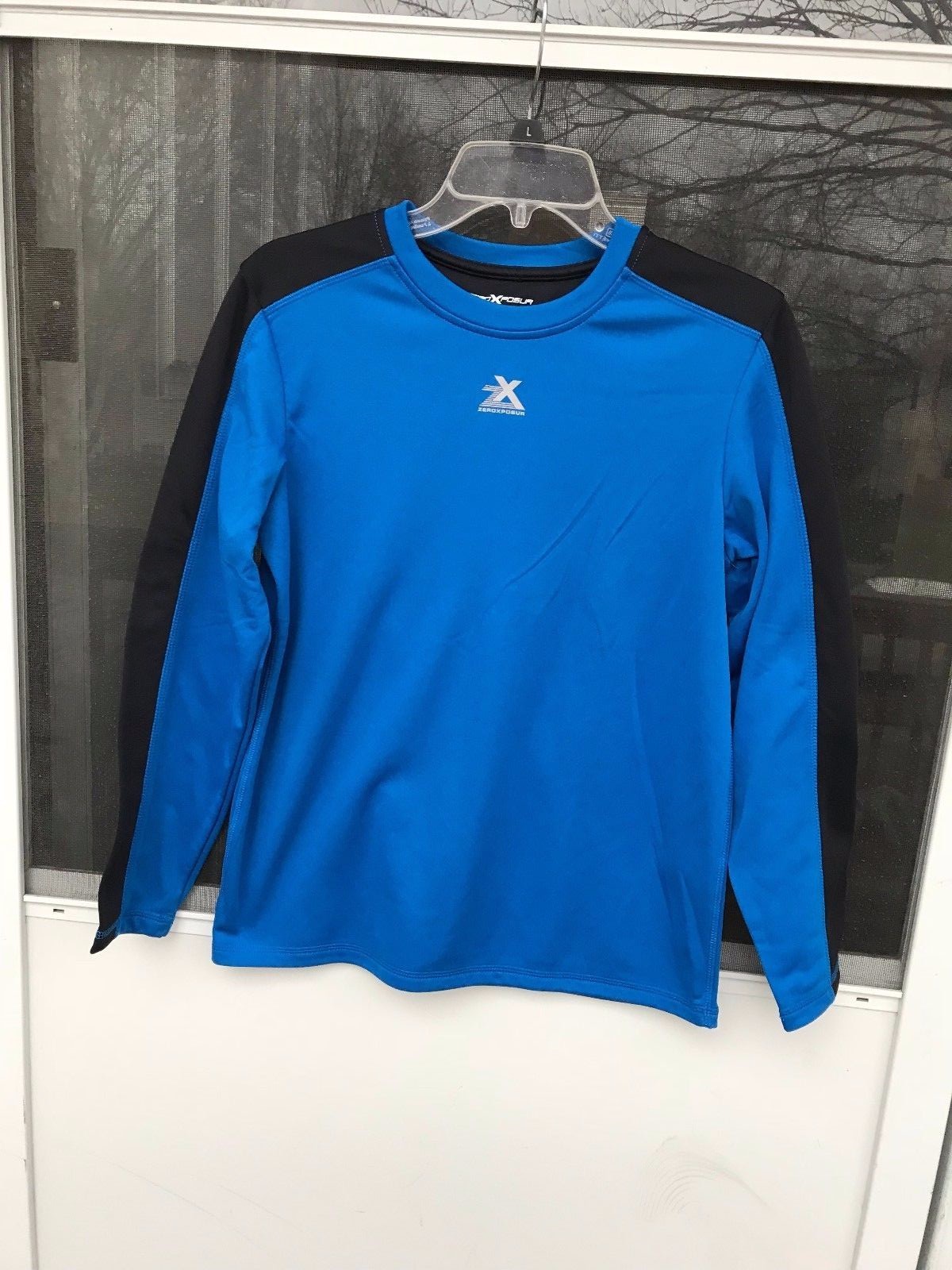 D.R.I. – Definition ZeroXPosur ZX Dri-Tech Shirt Youth SIZE L 14-16 Black BLUE