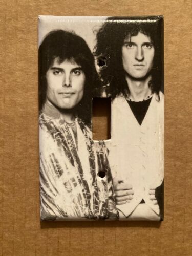 FREDDIE MERCURY & BRIAN MAY of QUEEN Rock Stars LIGHT SWITCH COVER PLATE