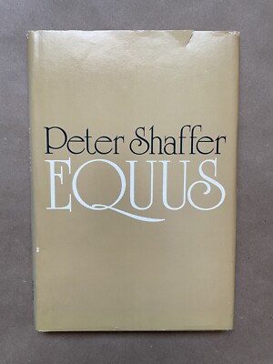 EQUUS by Peter Shaffer 1974 First Book Club Edition Hardcover RARE Free Shipping
