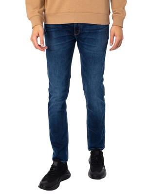 

Мужские джинсы HUGO 734 Extra Slim Fit, синие, Синий, 50483971-10235441-429