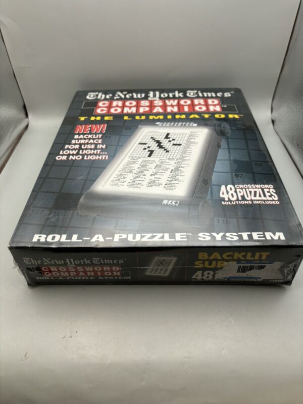 New York Time Crossword Companion -The Luminator - 48 Puzzles-New & Sealed