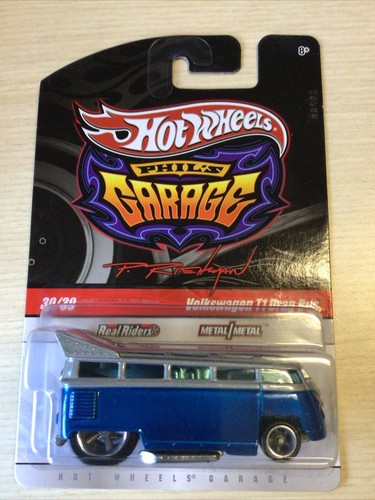 希少 Hot Wheels 限定 589/999 2013年 TikiVan Hot Wheels 2009 Phil's Garage Volkswagen T1 Drag Bus Real