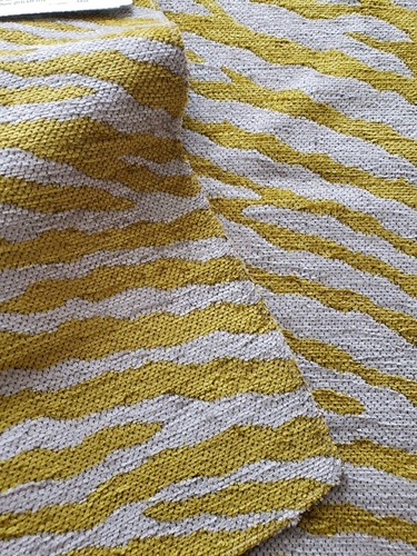 (2) OSBORNE & LITTLE Fabric Remnants - SELATI - ZEBRA CHENILLE -14 x11 1/2  $340