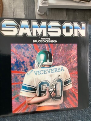 Samson ftg Bruce Dickinson.   VICE VERSA  7  single. Capitol records  1986 VG+ 