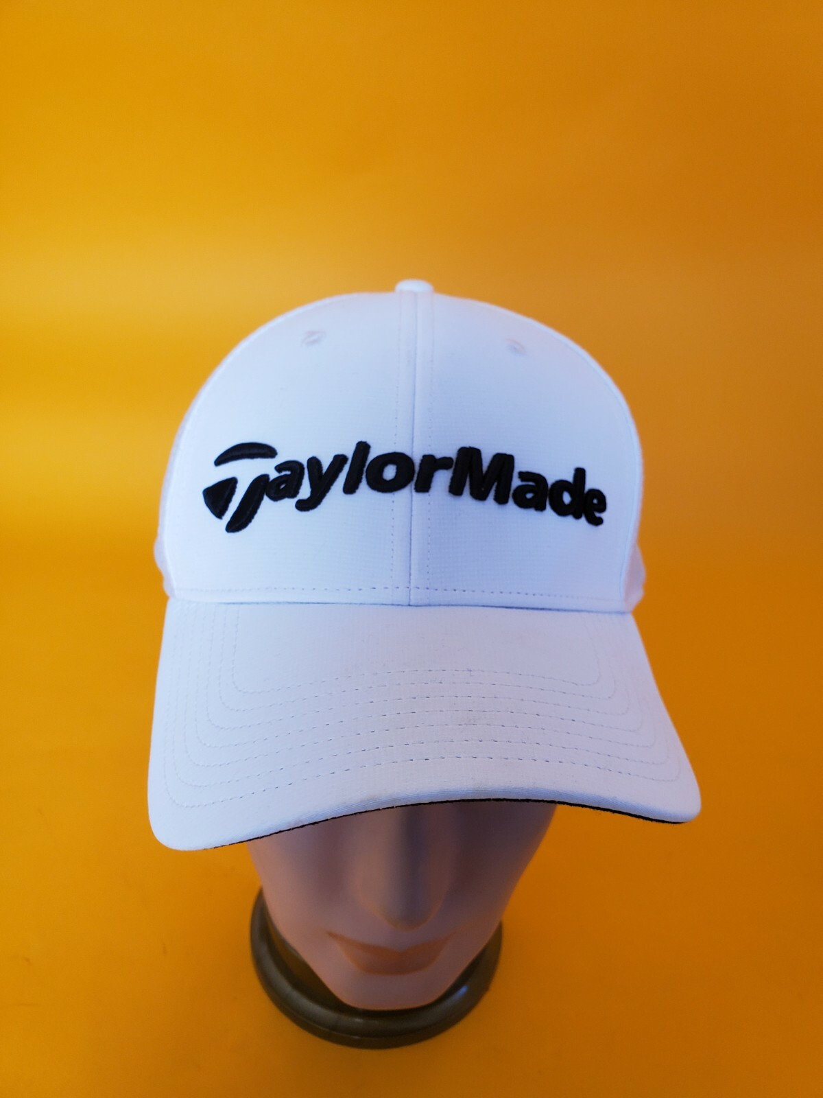 Taylor Made Unisex Cap Hat casual sport white sz L-XL golf flex WHITE