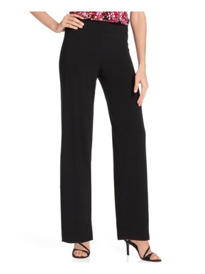 

NY COLLECTION Женская черная одежда для работы Широкие брюки Petites, Черный, PQIP0025