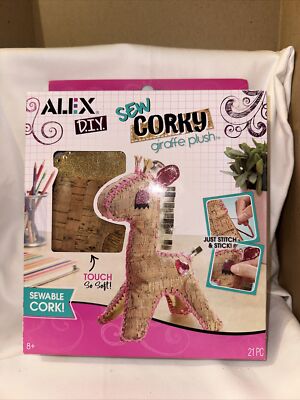 ALEX DIY Sew Corky Giraffe Plush Sewable Cork