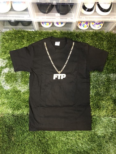 FTP Gold Chain Tee- Black- Size Small in Hand | eBay