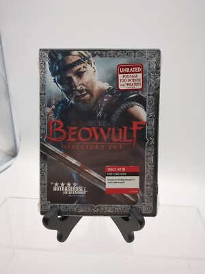 Beowulf DVD, 2008, Unrated Directors Cut W/Exclusive Beowulf #1 Comic Book Incld