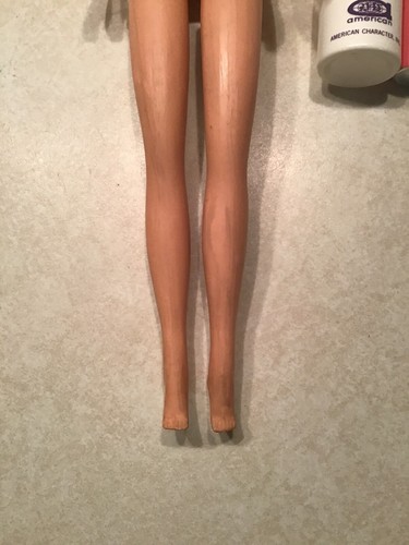 1965 VINTAGE TRESSY MAKEUP DOLL BLOND GROWING Hair Coloring Hair Set Lotion