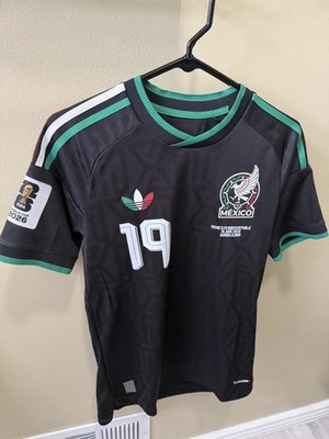 Mexico Third Jersey World Cup Name and Number Set - Iron Pressed G