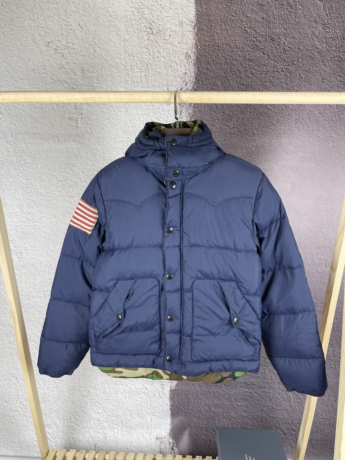 Denim & Supply Ralph Lauren down jacket USA flag quilted | eBay Denim & Supply Ralph Lauren down jacket USA flag quilted | eBay