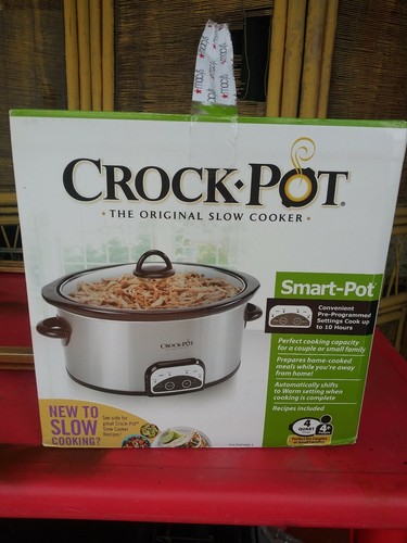 Crock Pot SCCPVP400-PY Smart-Pot 4-Quart Digital Slow Cooker