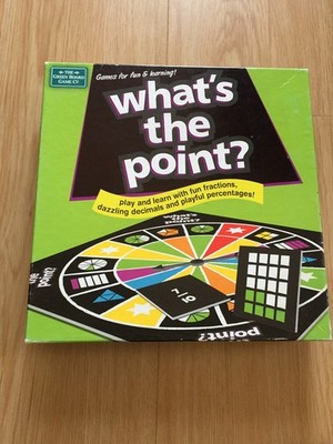 What's The Point? Maths Game % +decimals + fractions  teacher resource