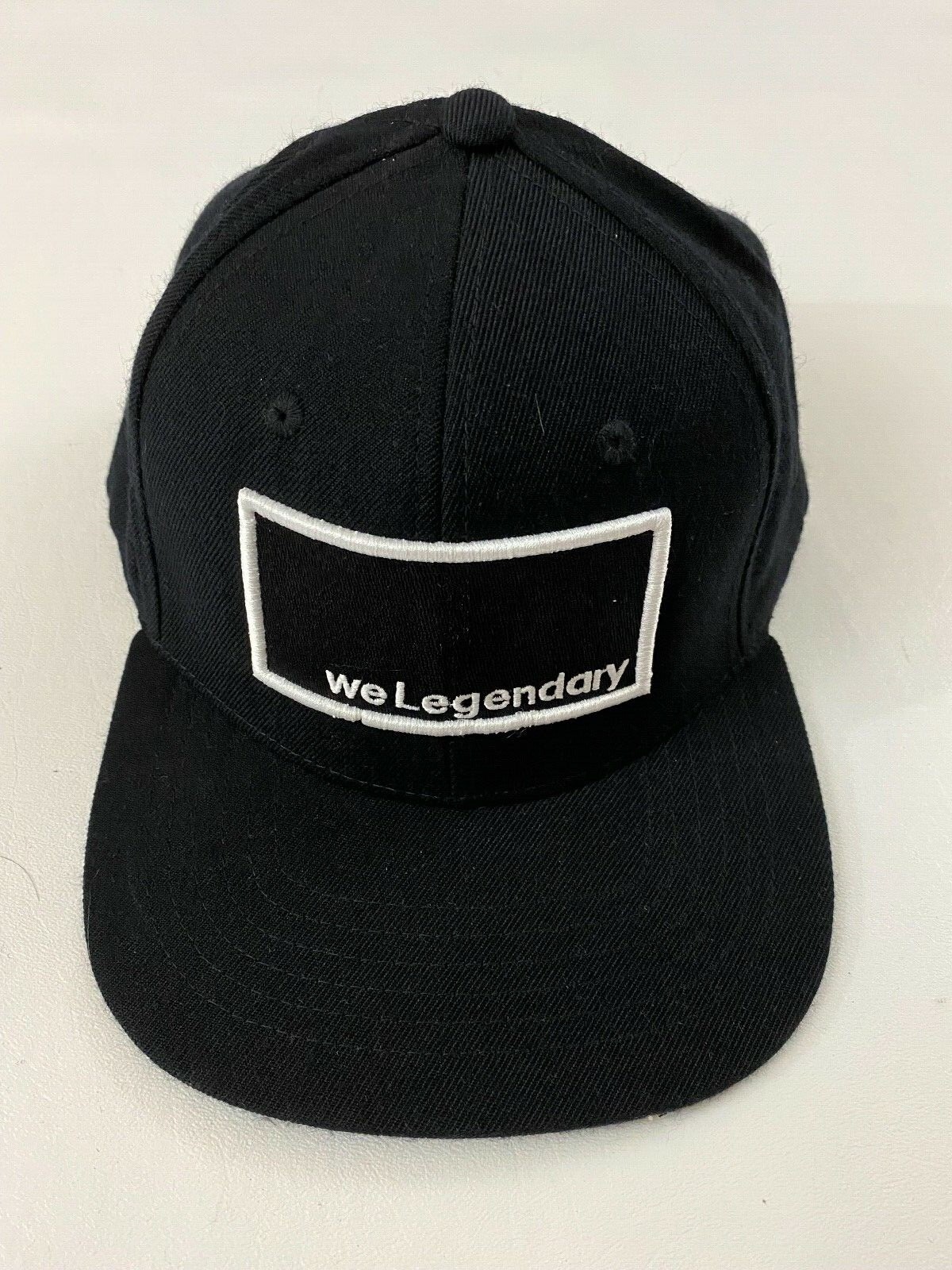 ◆BLACKBLOND◆ Vivid Original Logo Cap BlackBlack We Legendary Black Adjustable Logo Snapback Hat Cap One Size