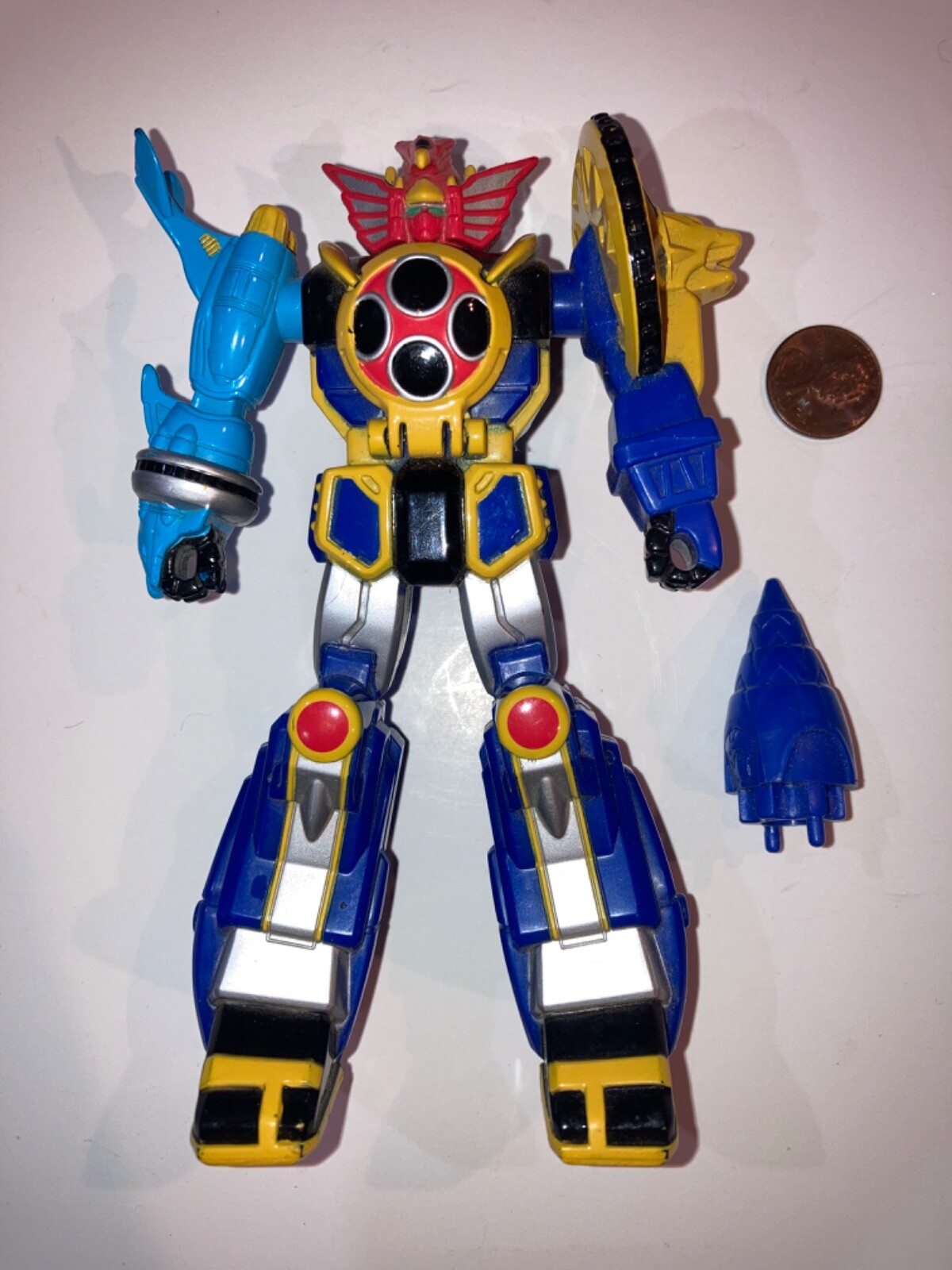 超レア！2002年発売『バースト』 2002 Bandai Power Rangers Ninja Storm Lightning Megazord 5