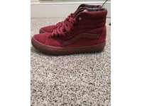 sk8 hi burgundy