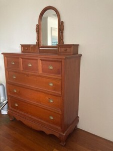 Chest of drawers - Solid wood tallboy | Dressers & Drawers | Gumtree