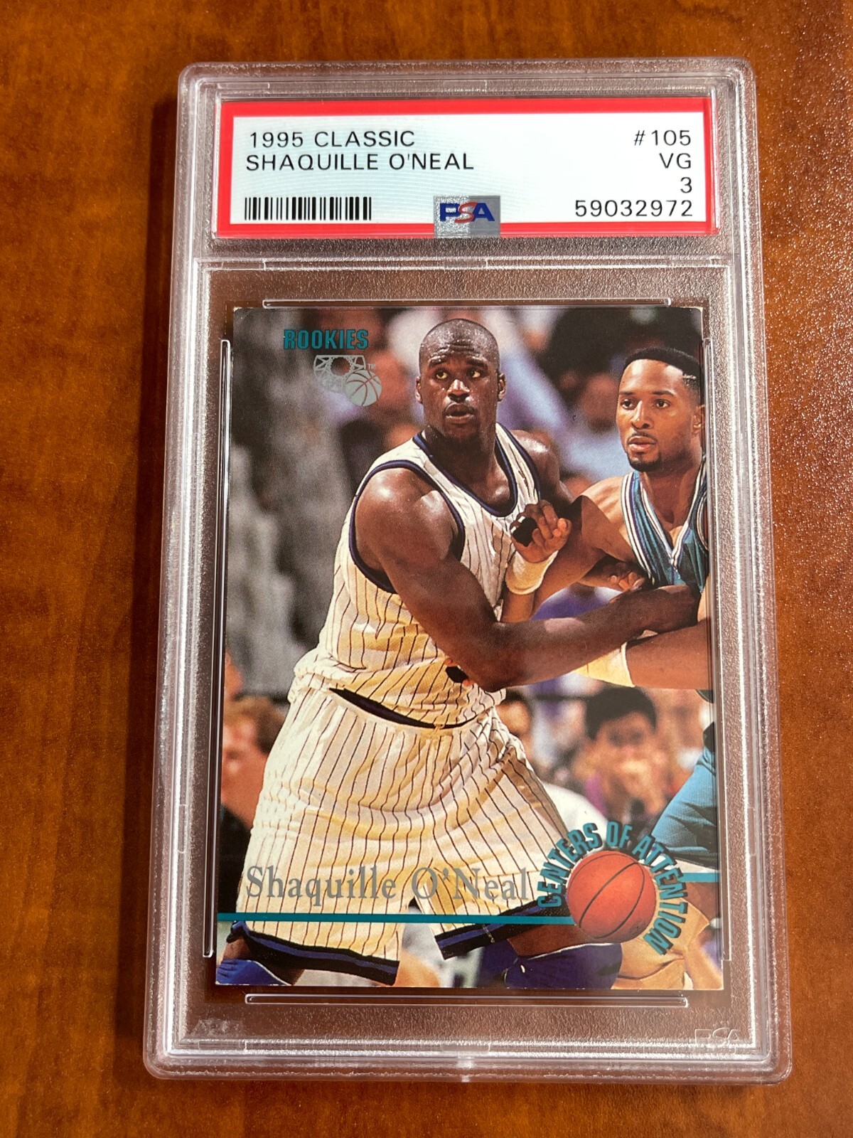 🔥 1995 Classic - Shaquille O'neal Rookie Card #105