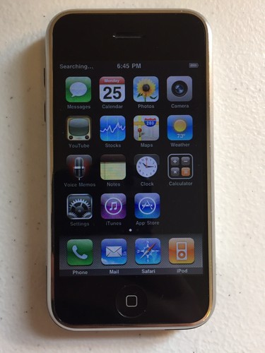 Apple iPhone 2G 1st Generation  8GB - Black Silver (AT&T) A1203 (GSM) ~ As-Is