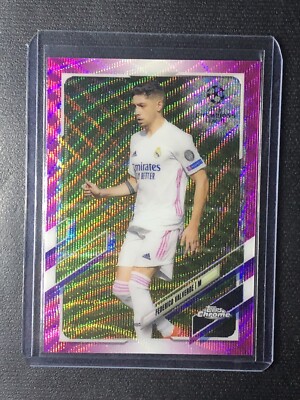 2020-21 Topps Chrome Champions League Pink Xfractor Federico Valverde Madrid