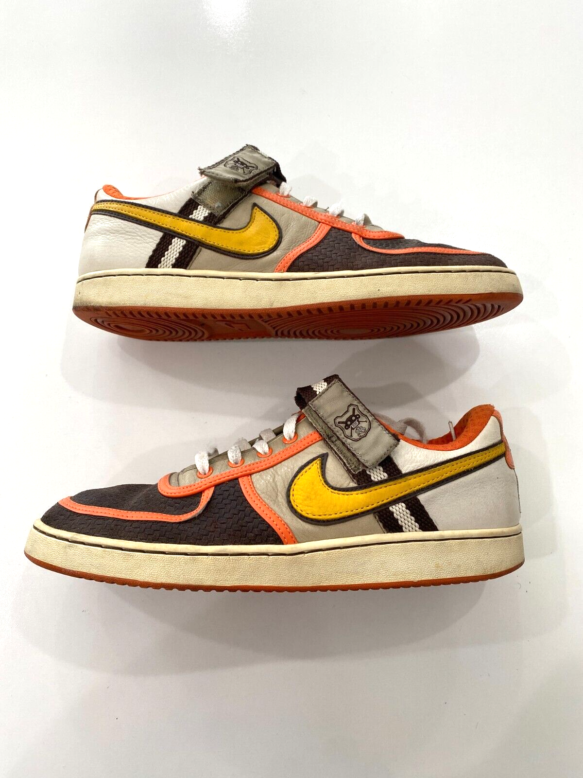 Nike Vandal Low Size 11.5 Brown Yellow Orange Khaki #312456 Nike Vandal Low Size 11.5 Brown Yellow Orange Khaki #312456