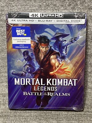 Mortal Kombat Legends: Battle of the Realms [SteelBook] (4K Ultra HD + Blu-ray)