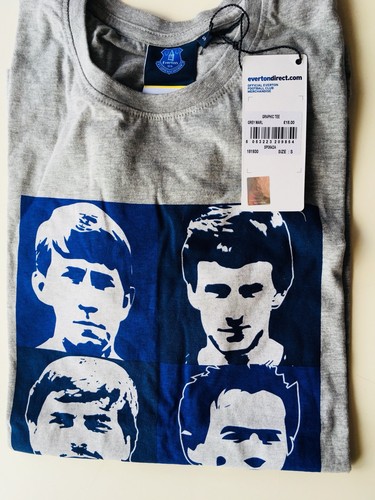 Everton Mens Retro Legends TSHIRT Mens Small BNWT
