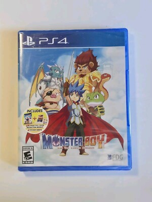 Monster Boy and The Cursed Kingdom (PlayStation 4 PS4 2018) Brand New Sealed