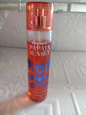 Bath & Body Works * AGAVE PAPAYA SUNSET *  Fragrance Mist 85% 