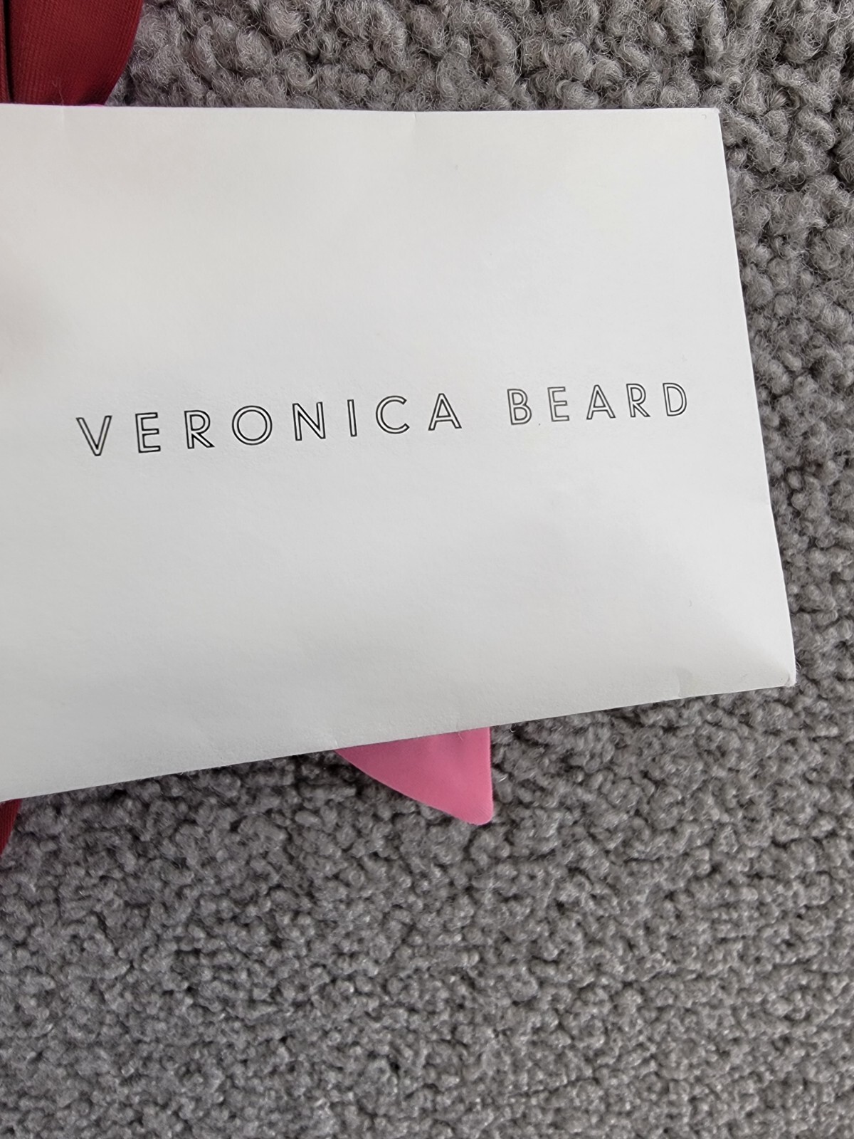 Veronica Beard Gilly Bikini Top Women's S Deep Brick Front Knot Tie Closure~ - Picture 13 of 14