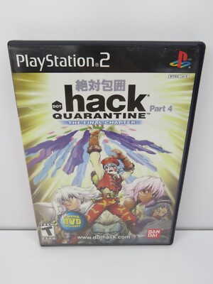 PS2 Dot Hack Quarantine Part 4 The Final Chapter w/DVD Complete CIB 2004