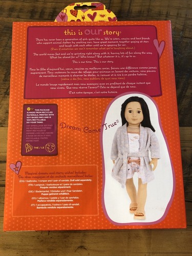Our Generation Pajama Outfit for 18" Dolls - Cute Robe W Pjs And Slippers New