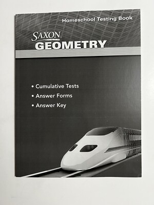 Saxon Geometry (1st ed) Homeschool TEST Book