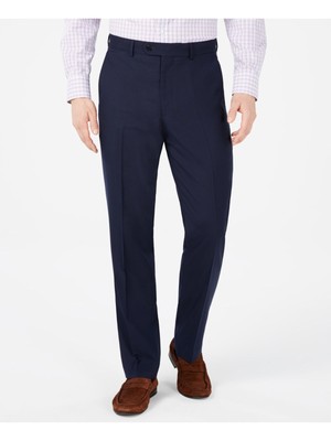 

VINCE CAMUTO Мужские темно-синие стрейч-брюки Slim Fit с рисунком, Navy, VX015SV5213