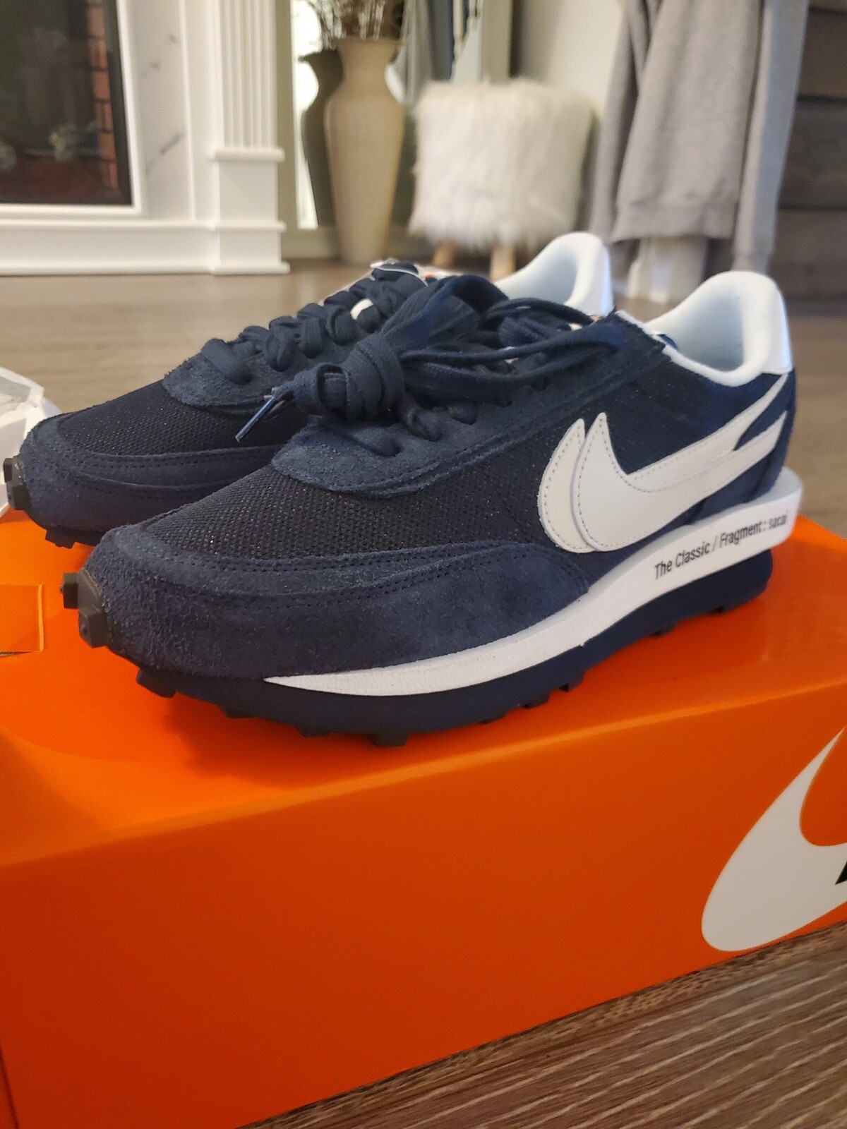 nike ld waffle sf sacai fragment blue void