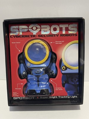 Spy Bots Spotbot Cybernetic Security Robot LED Searchlight Motion Sensor New