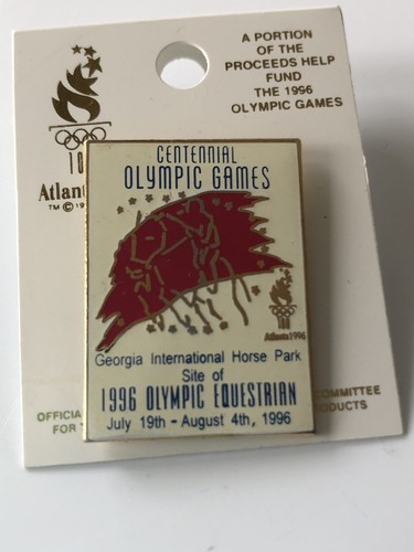 Olympic Games, Equestrian Pin, 1996 Atlanta Georgia,
