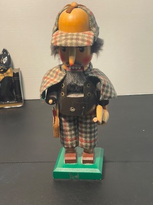 Steinbach Nutcracker  Vintage 1980s Sherlock Holmes Collectible