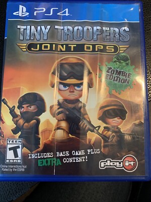 PS4 Game - Tiny Troopers Joint OPS Zombie Edition Playstation 4