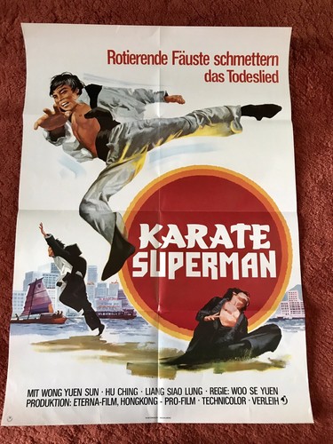 Karate Superman Kinoplakat Poster A1, Eastern, Hu Ching, Wong Yuen Sun