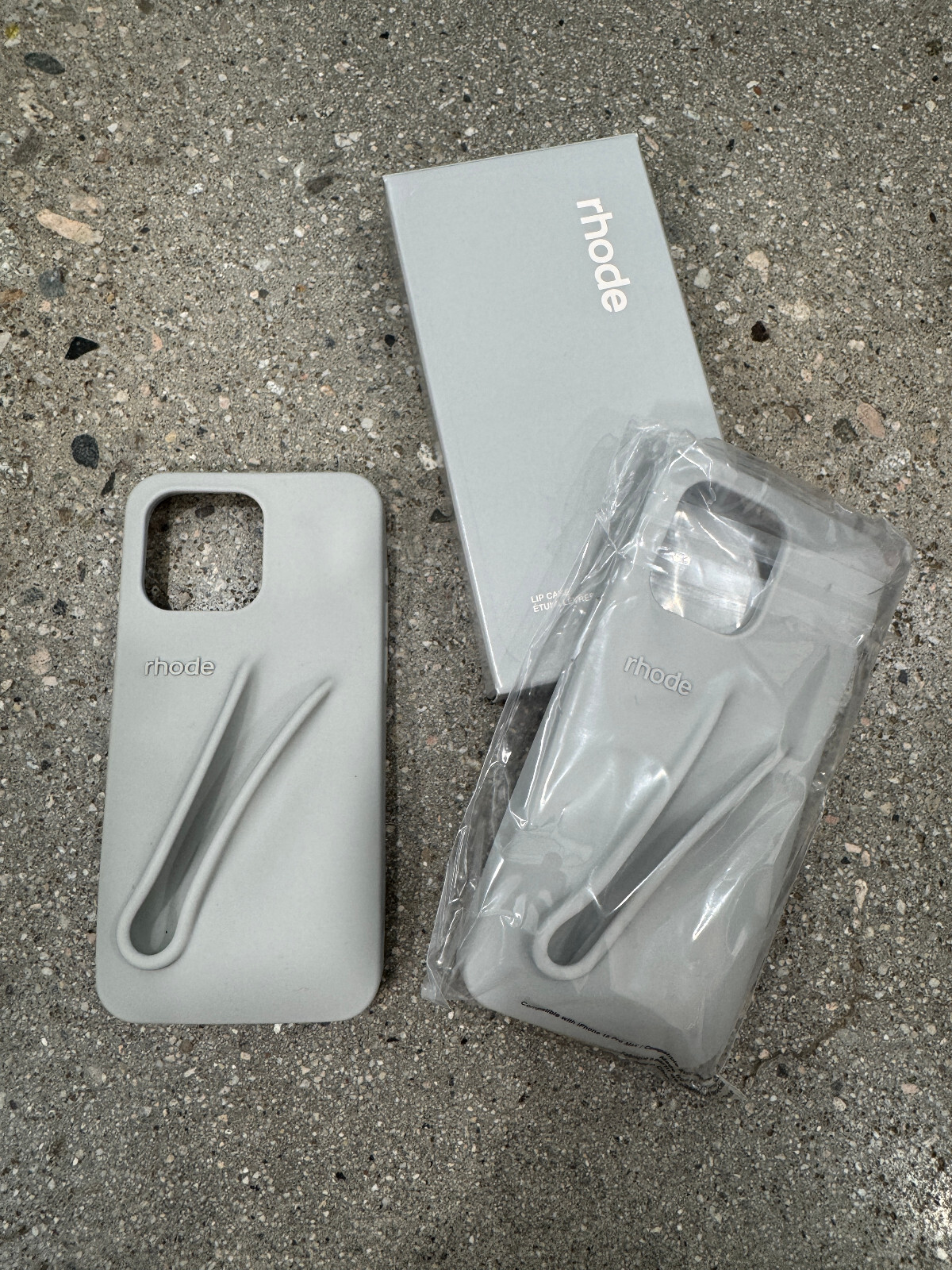 Lot of 2 Rhode by Hailey Bieber Lip Phone Case iPhone 15 Pro