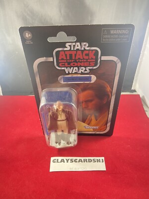 Obi Wan Kenobi Star Wars Attack Of The Clones 2022 Kenner Action Figure MOC NEW 