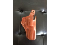Leather Paadle Holster Thumb Break Taurus Raging Bull 44 Magnum 4/"BBL #1445#