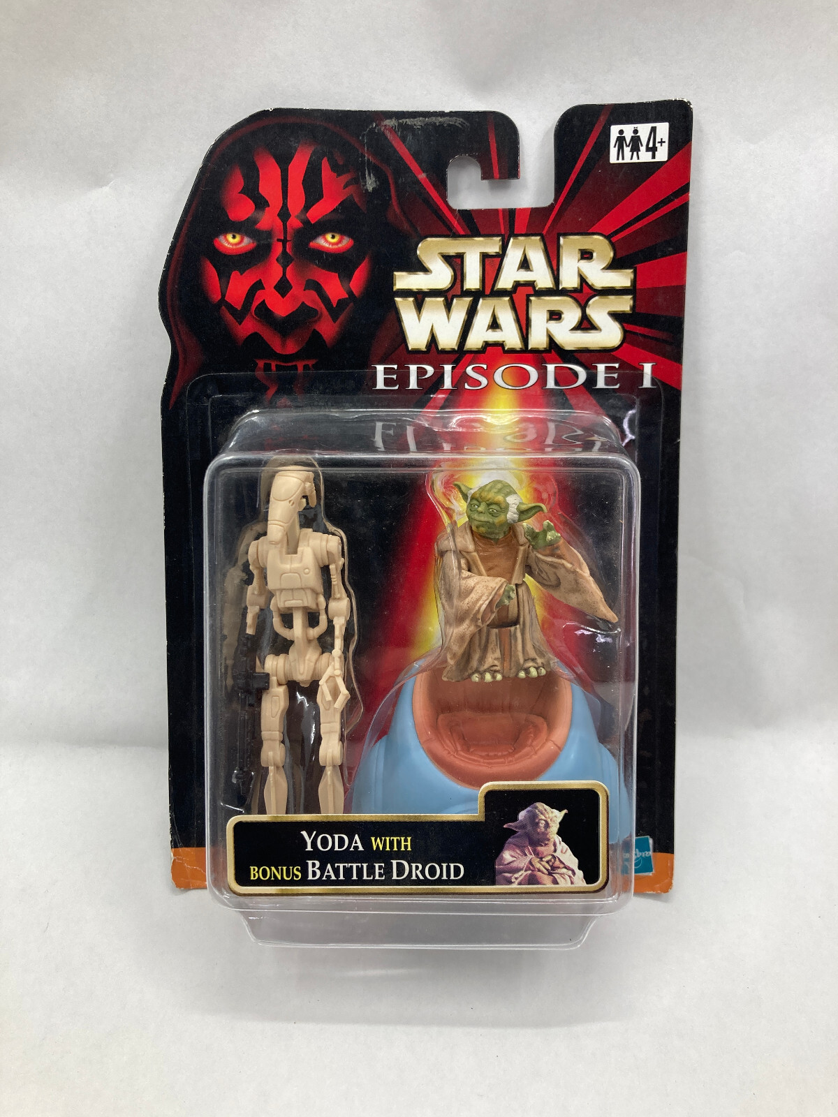 Star Wars Episode I YODA w/ Bonus Battle Droid Action Figure